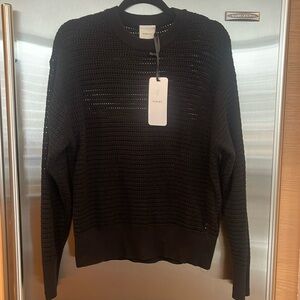 NWT Varley Kershaw Sweat Crewneck Mesh Sweater (S)